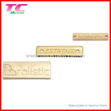 Polished Gold Branded Metal Name Plate